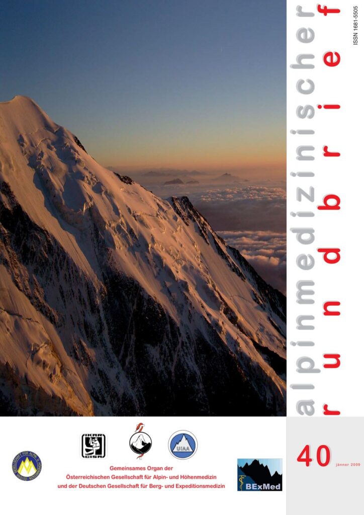 Alpinmedizinischer Rundbrief 2009 | ÖGAHM