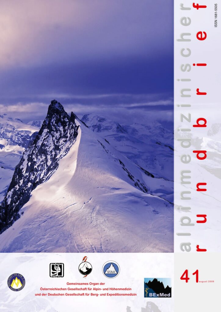 Alpinmedizinischer Rundbrief 2009 | ÖGAHM