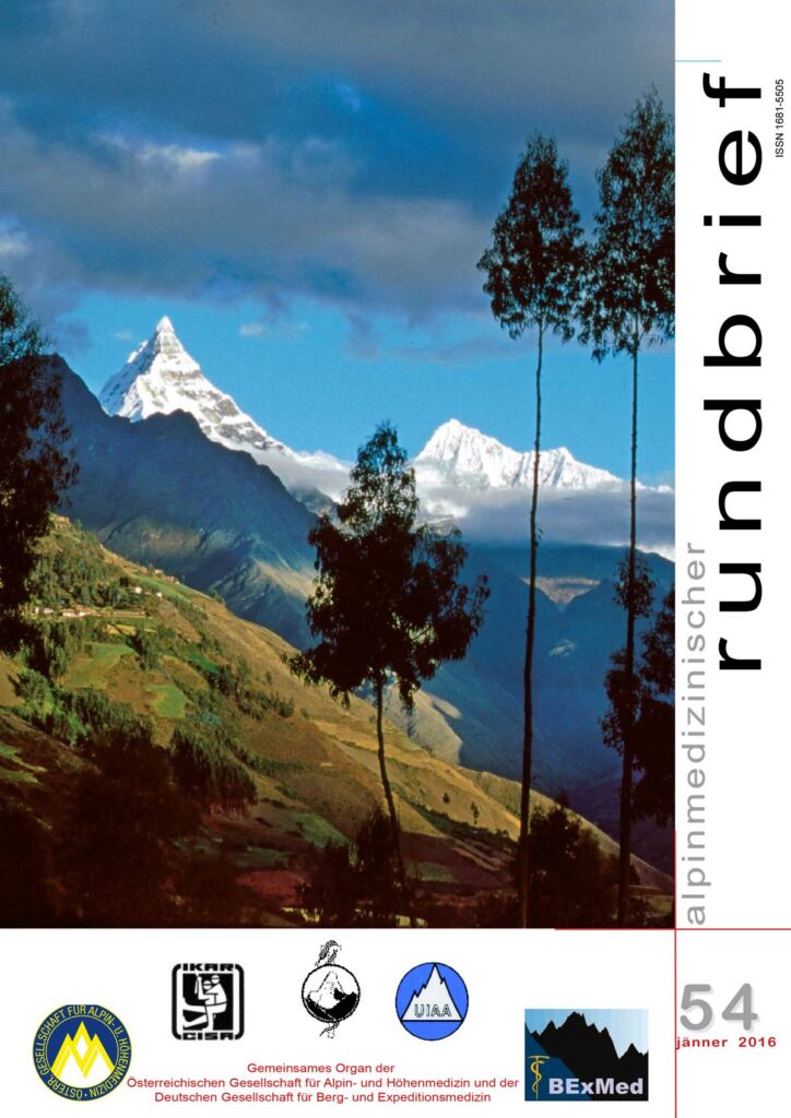 Alpinmedizinischer Rundbrief 2016 | ÖGAHM