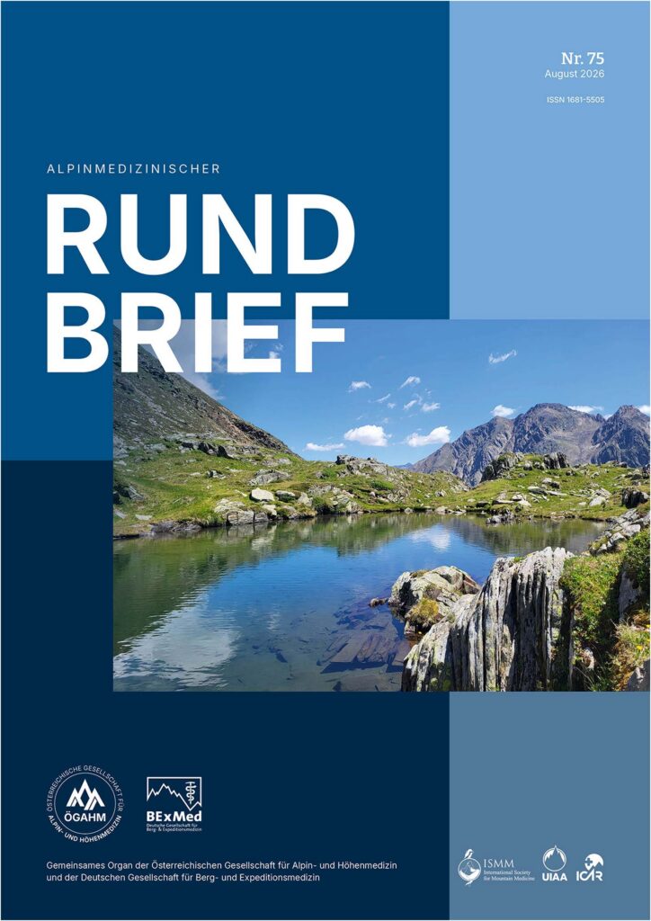 Alpinmedizinischer Rundbrief 75, Titel | ÖGAHM